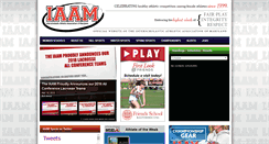 Desktop Screenshot of iaamsports.com