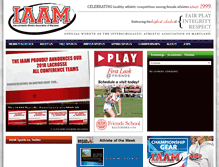 Tablet Screenshot of iaamsports.com